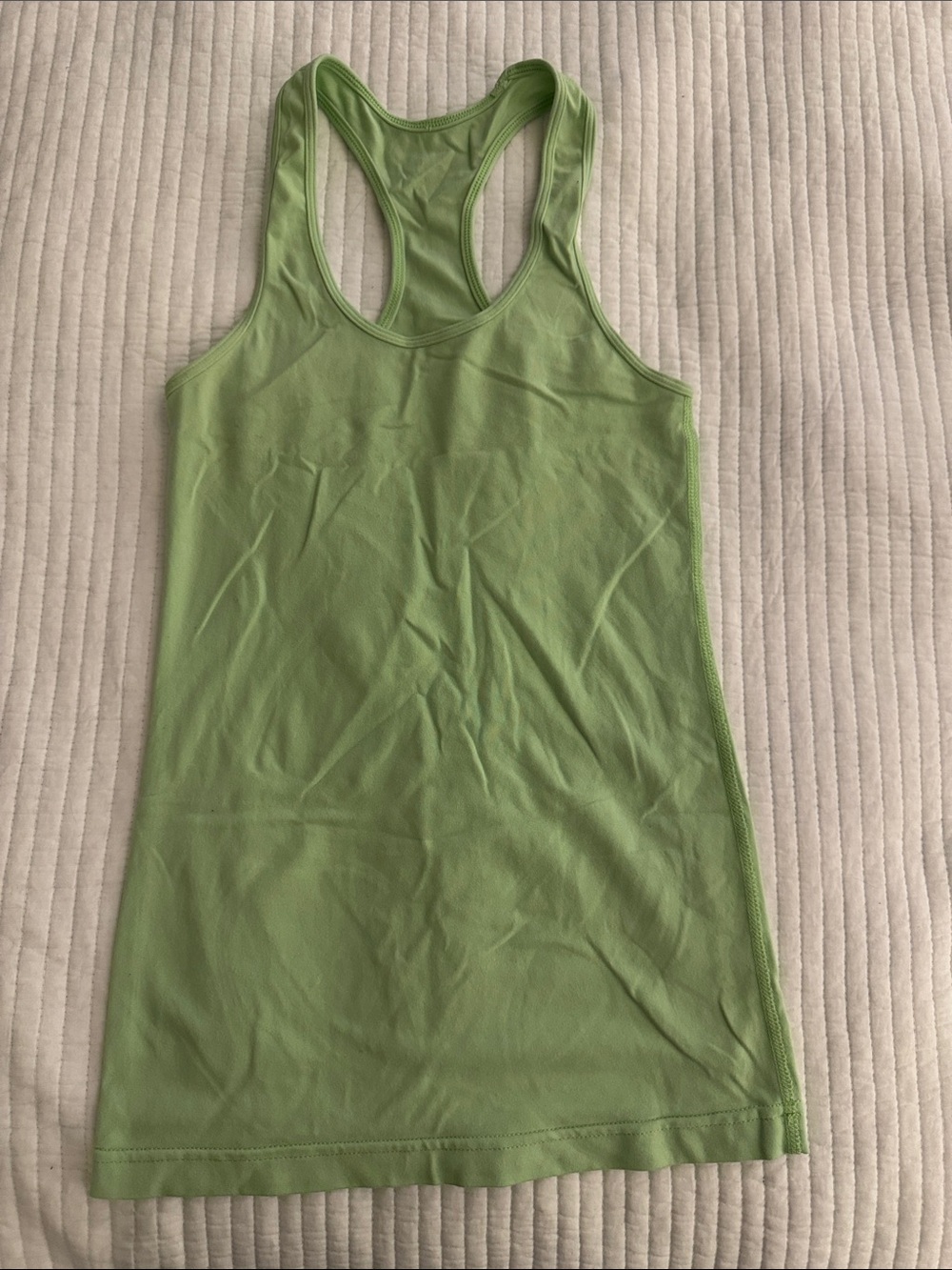 lululemon athletica Light Green Racerback Tank
